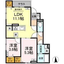 グラナーデ東大泉の物件間取画像